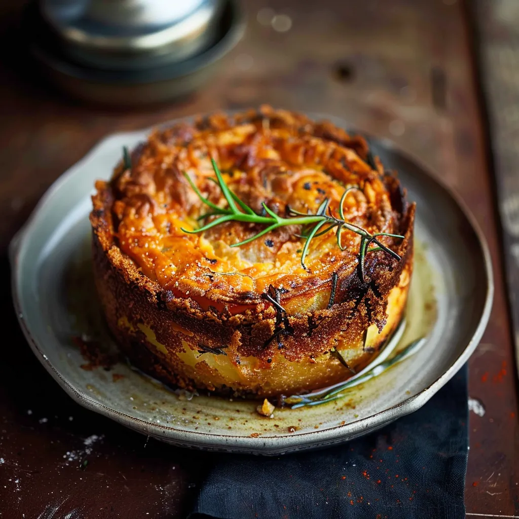 Tarte salée à base de pommes de terre façon quiche