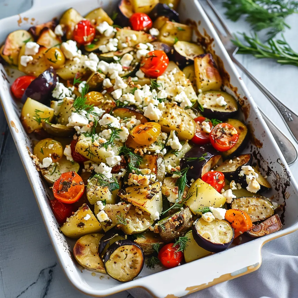 Légumes rôtis à la feta