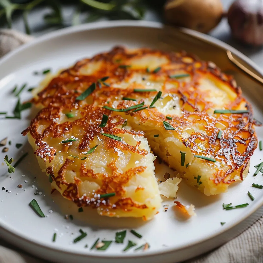 Galettes de pommes de terre maison dorées