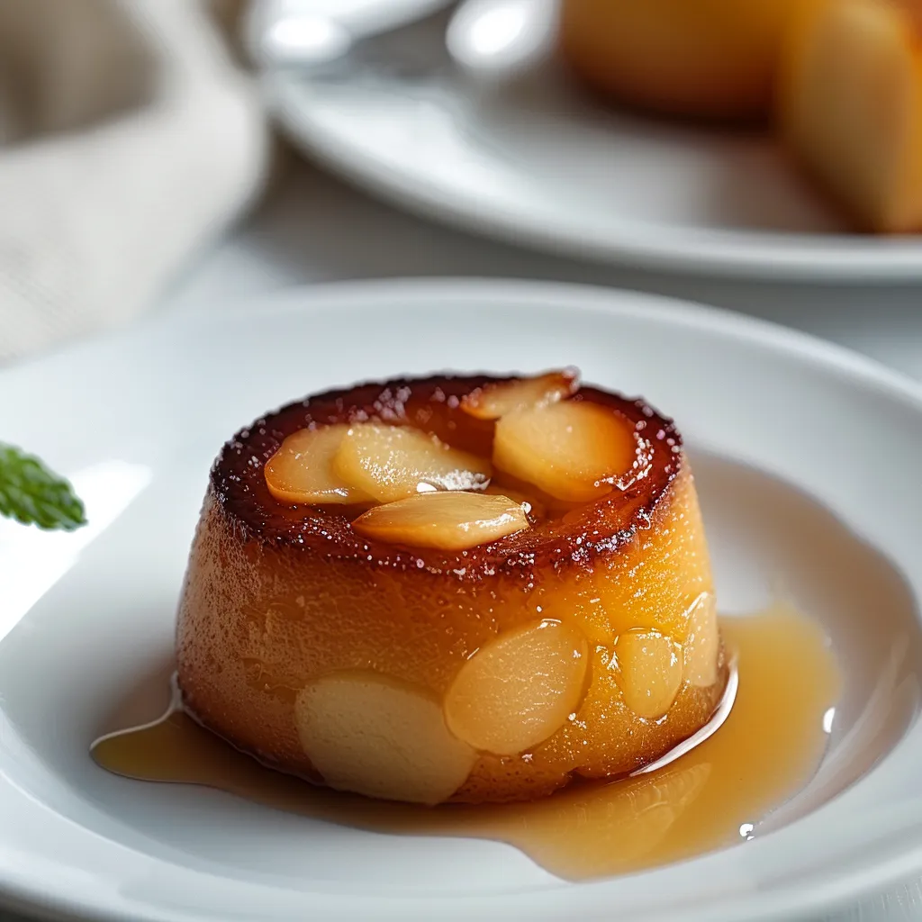 Fondant aux pommes et amandes