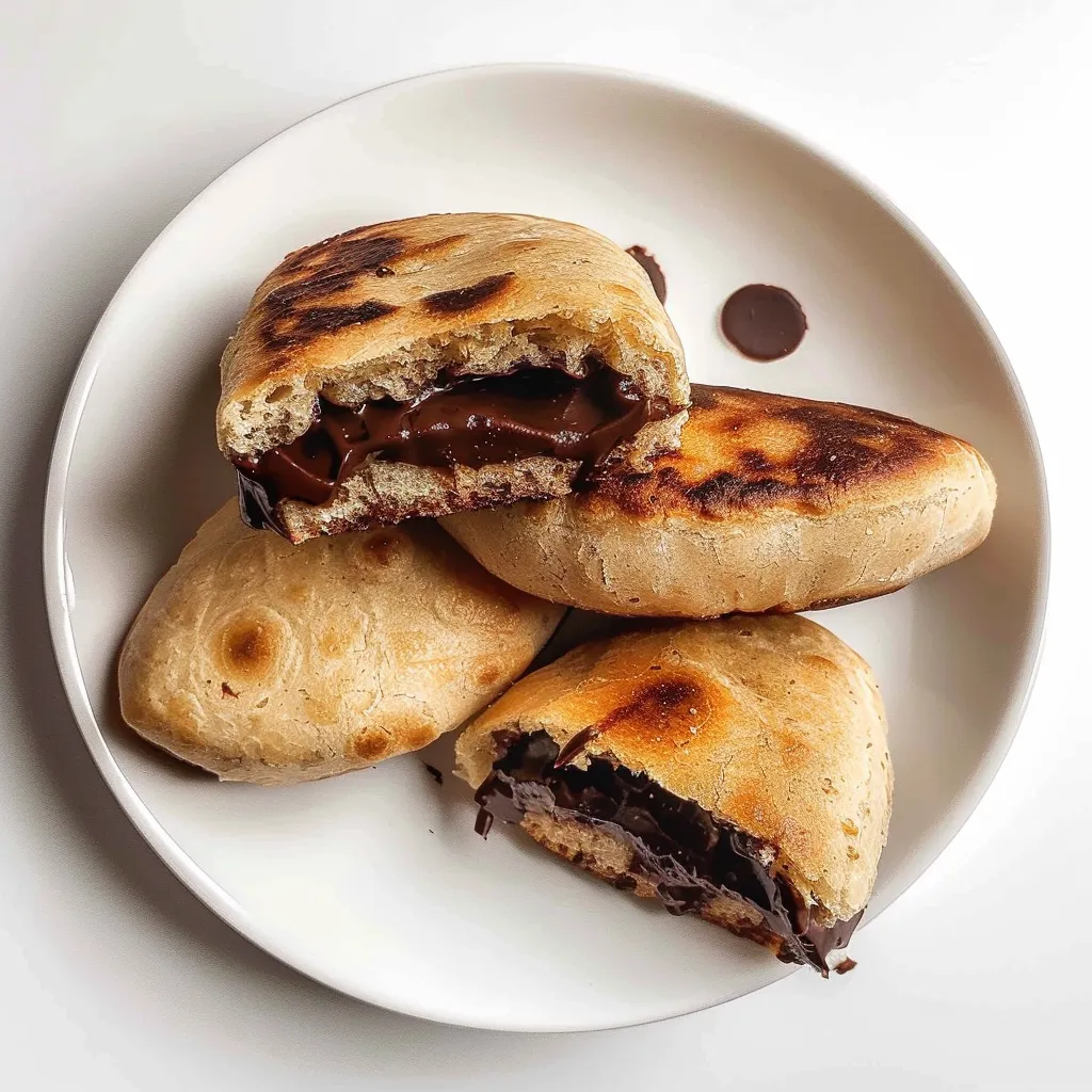 Pains maison au chocolat gourmands et faciles à préparer à la poêle