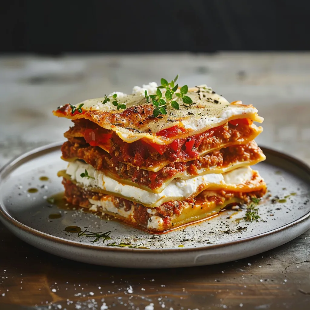 Lasagnes végétariennes aux patates douces