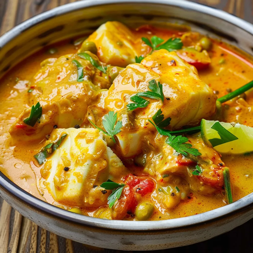Colombo de poisson au lait de coco
