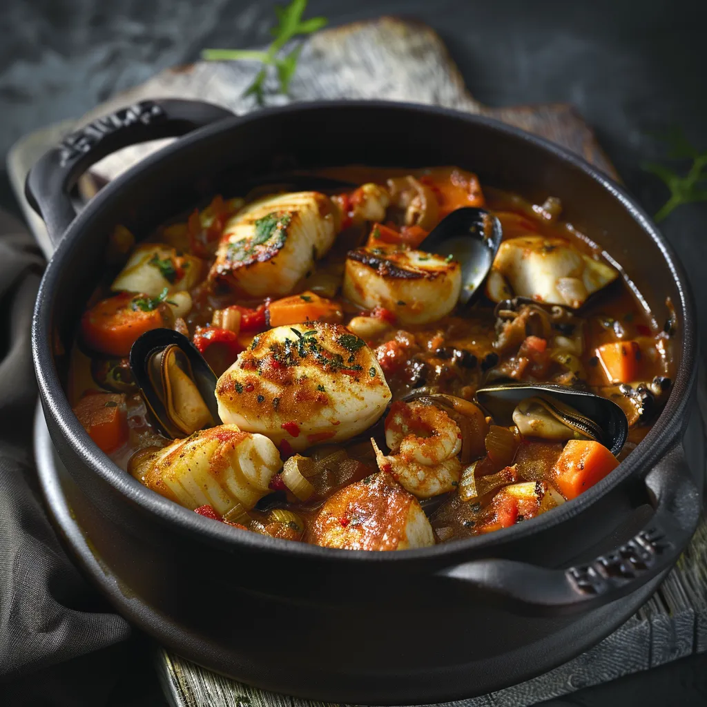 Bouillabaisse traditionnelle marseillaise