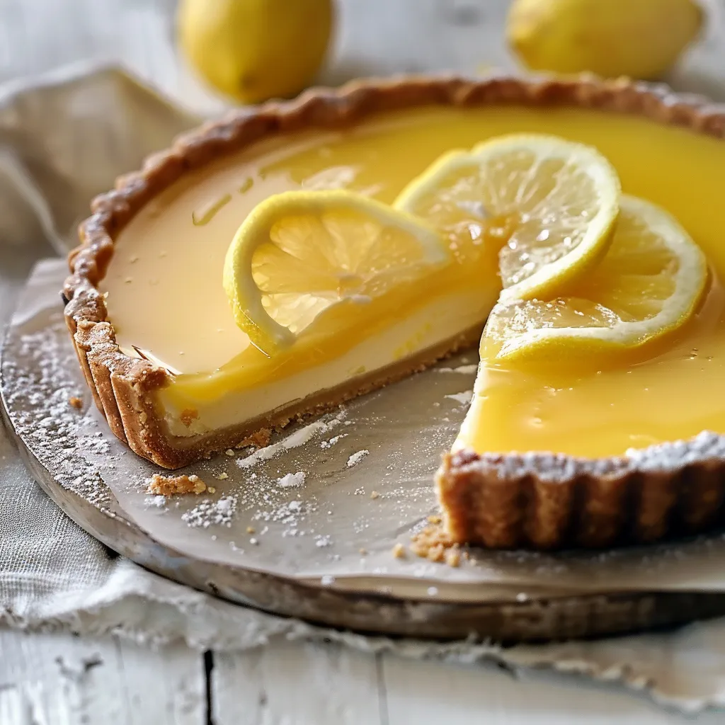 Savoureuse Tarte au Citron Maison