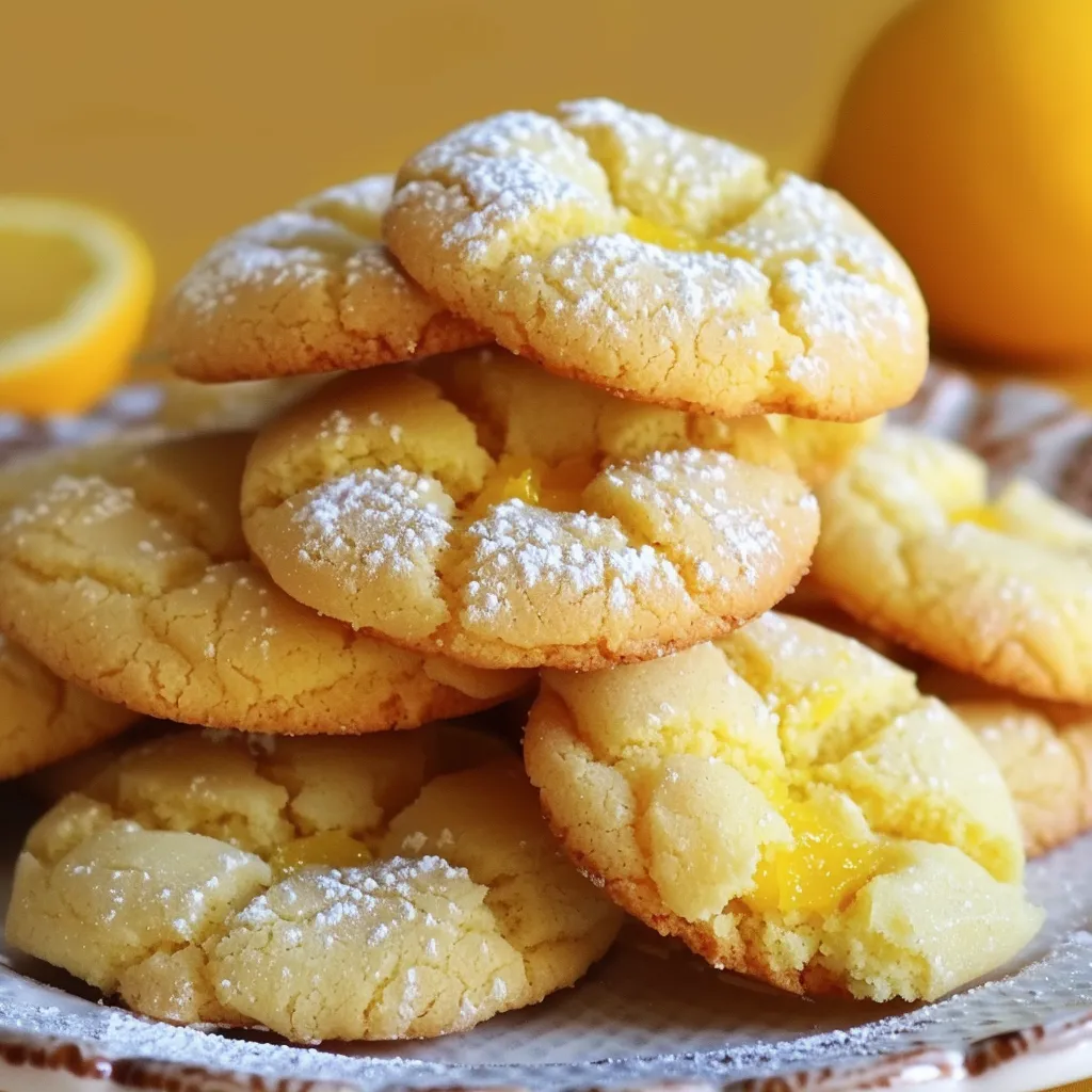 Biscuits citron incroyablement simples prêts en 10 min