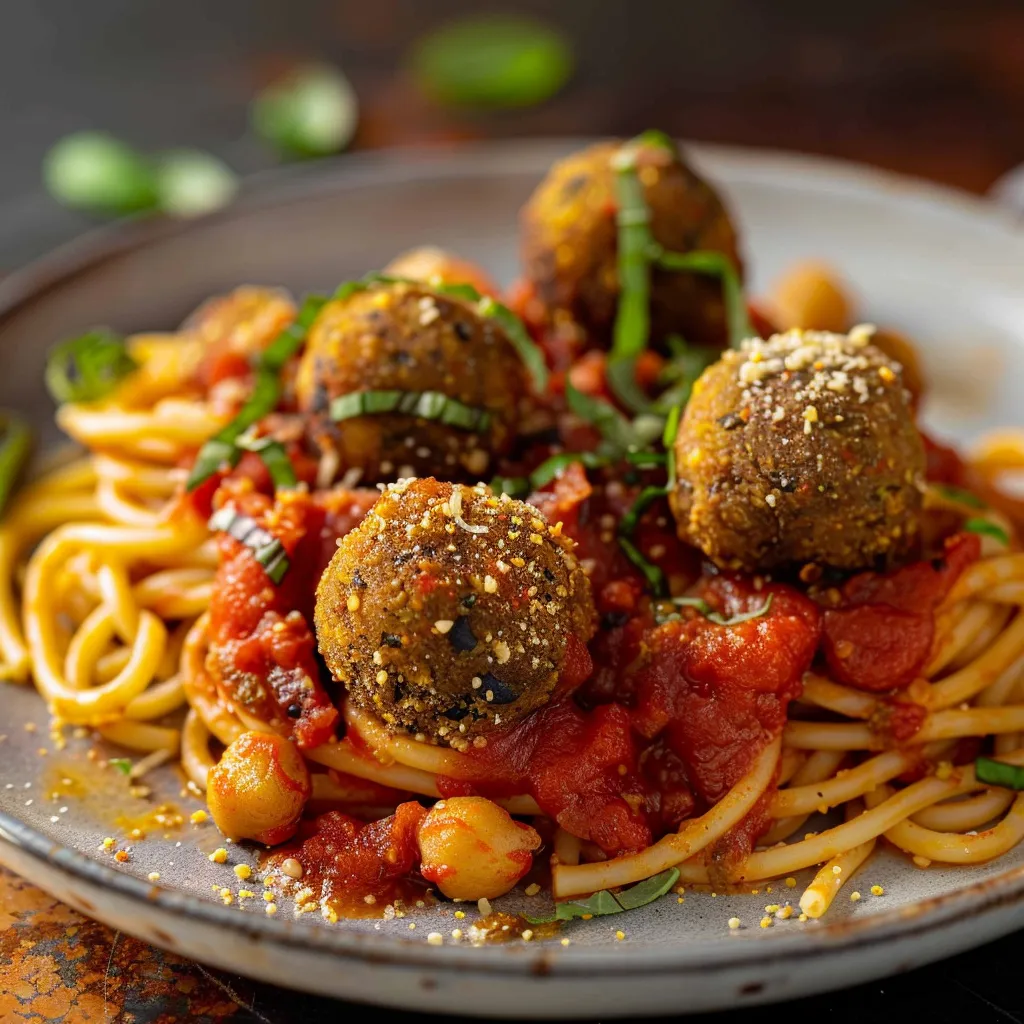Boulettes Aubergines Pois Chiches Maison