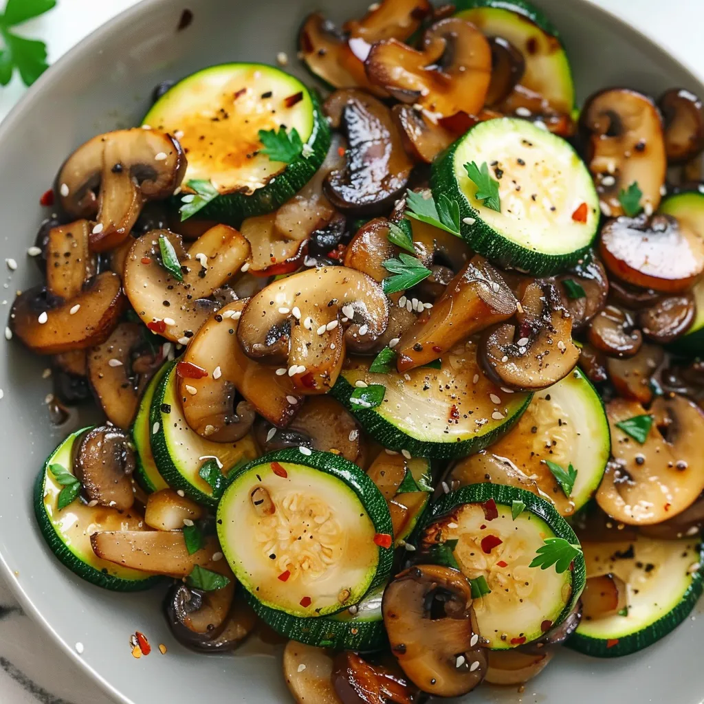 Sauté de légumes aux champignons de Paris