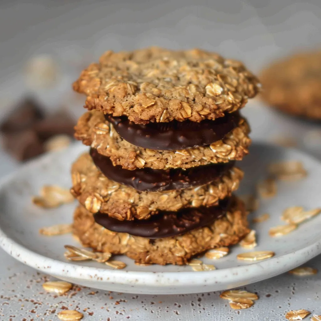 Cookies aux flocons d’avoine et chocolat