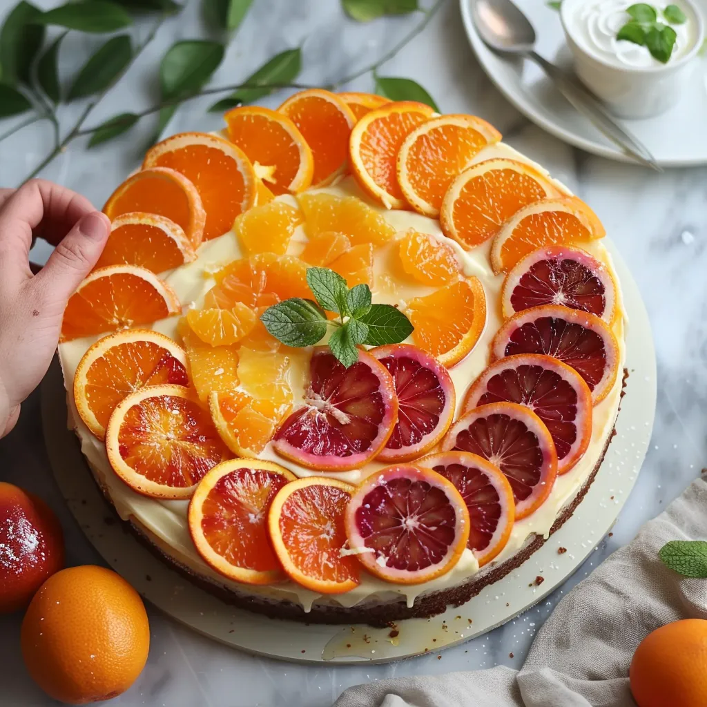 Sublime Gâteau aux Oranges Graphiques