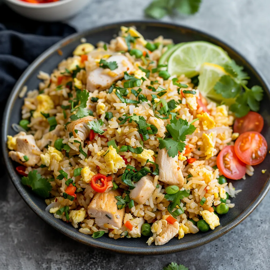 Savoureux Riz Thaï sauté fait maison