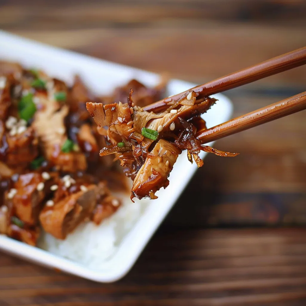 Délicieux poulet teriyaki cuit à la perfection