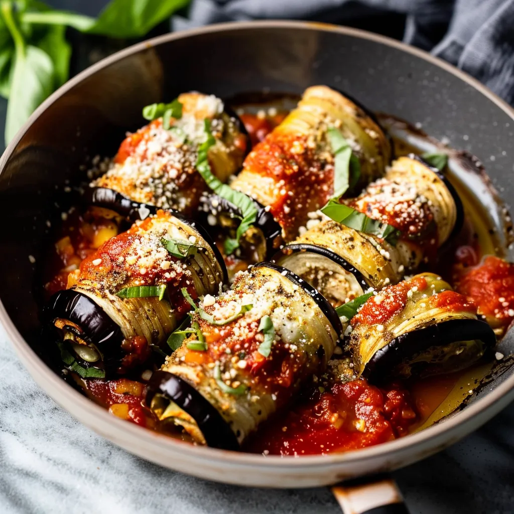 Aubergines farcies à la provençale