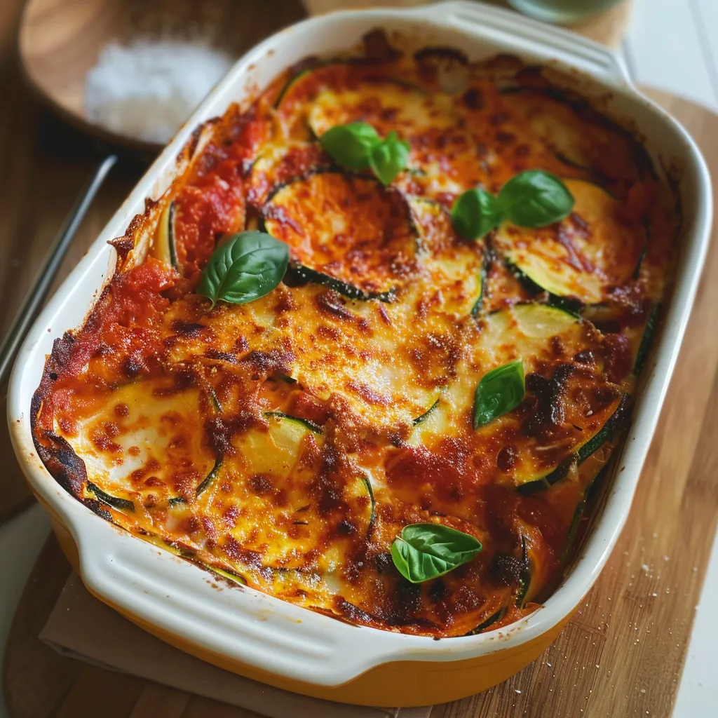 Lasagnes végétariennes aux courgettes et ricotta