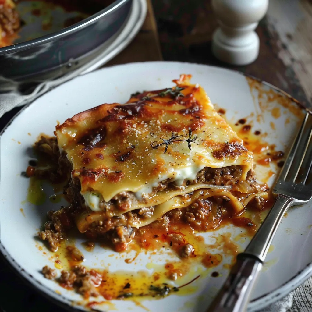 Lasagnes aux courgettes et saucisse de Toulouse