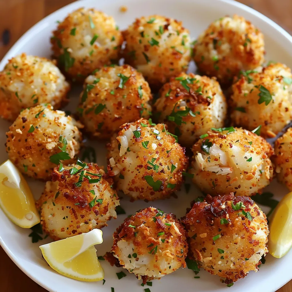 Croquettes de crabe maison dorées et croustillantes