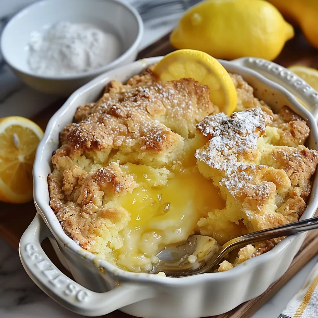 Cobbler au Citron - Version française traditionnelle