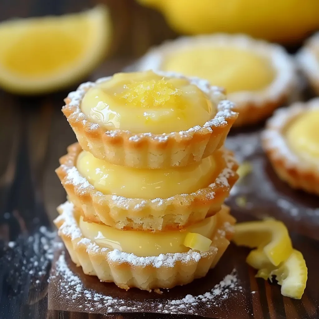 Tartelettes au Citron Modernes