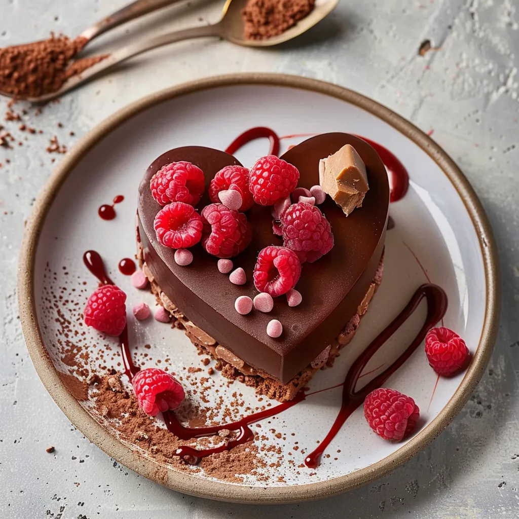 Délice chocolat et framboise pour une Saint-Valentin Gourmande