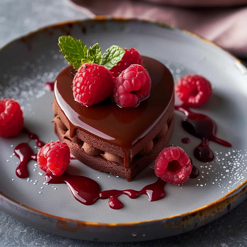 Entremet Chocolat Framboise - Dessert Gourmet