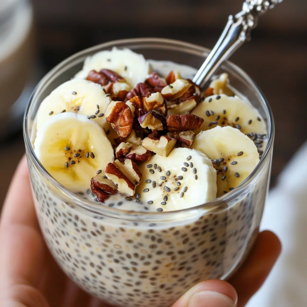 Pudding aux Graines de Chia et Banane