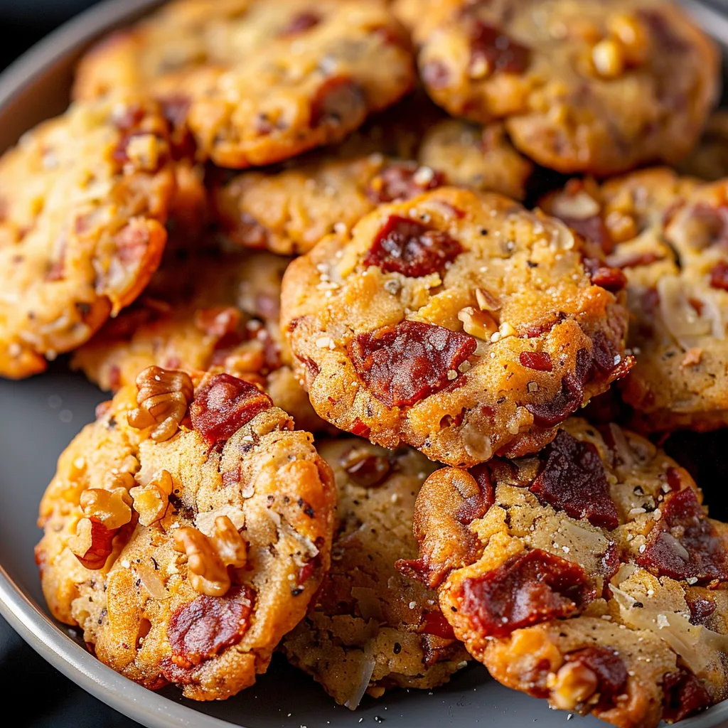 Biscuits apéritifs au chorizo et parmesan