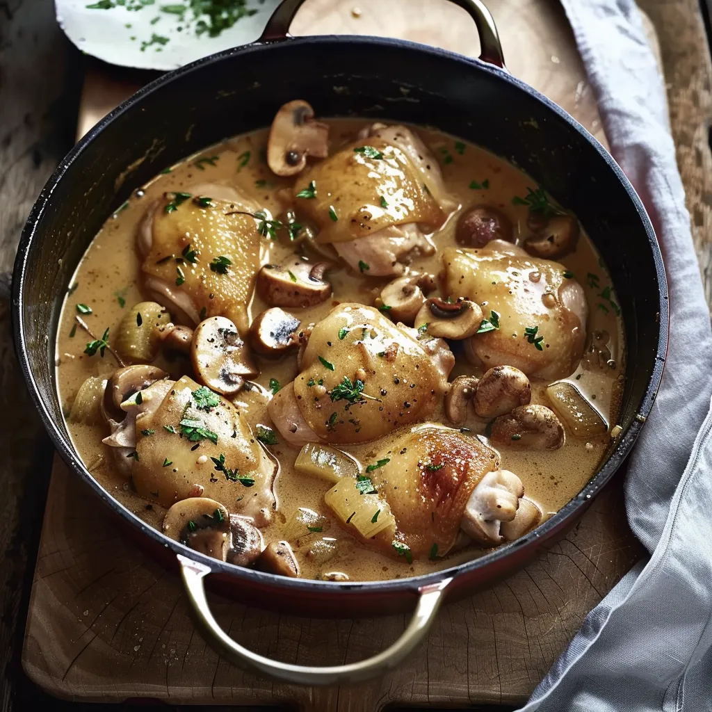 Poulet au Cidre de Normandie