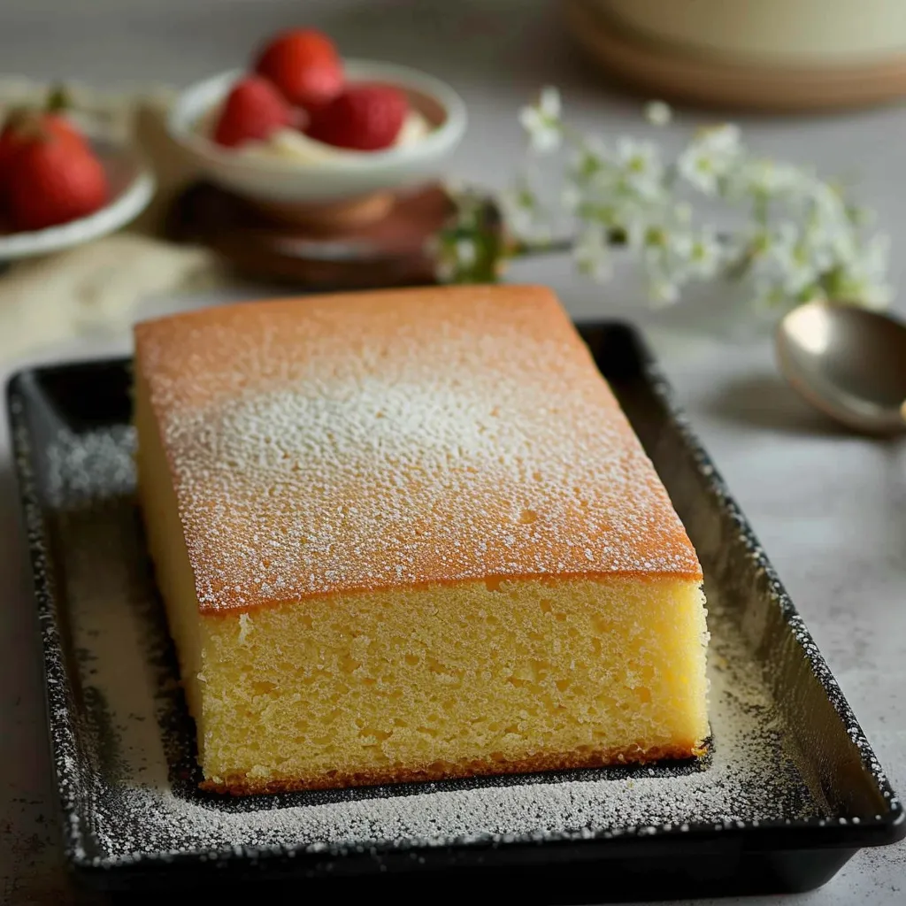 génoise madeleines pour entremet