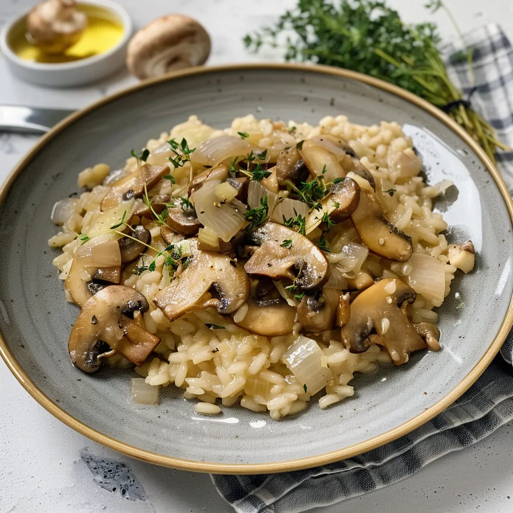 Risotto aux cèpes maison