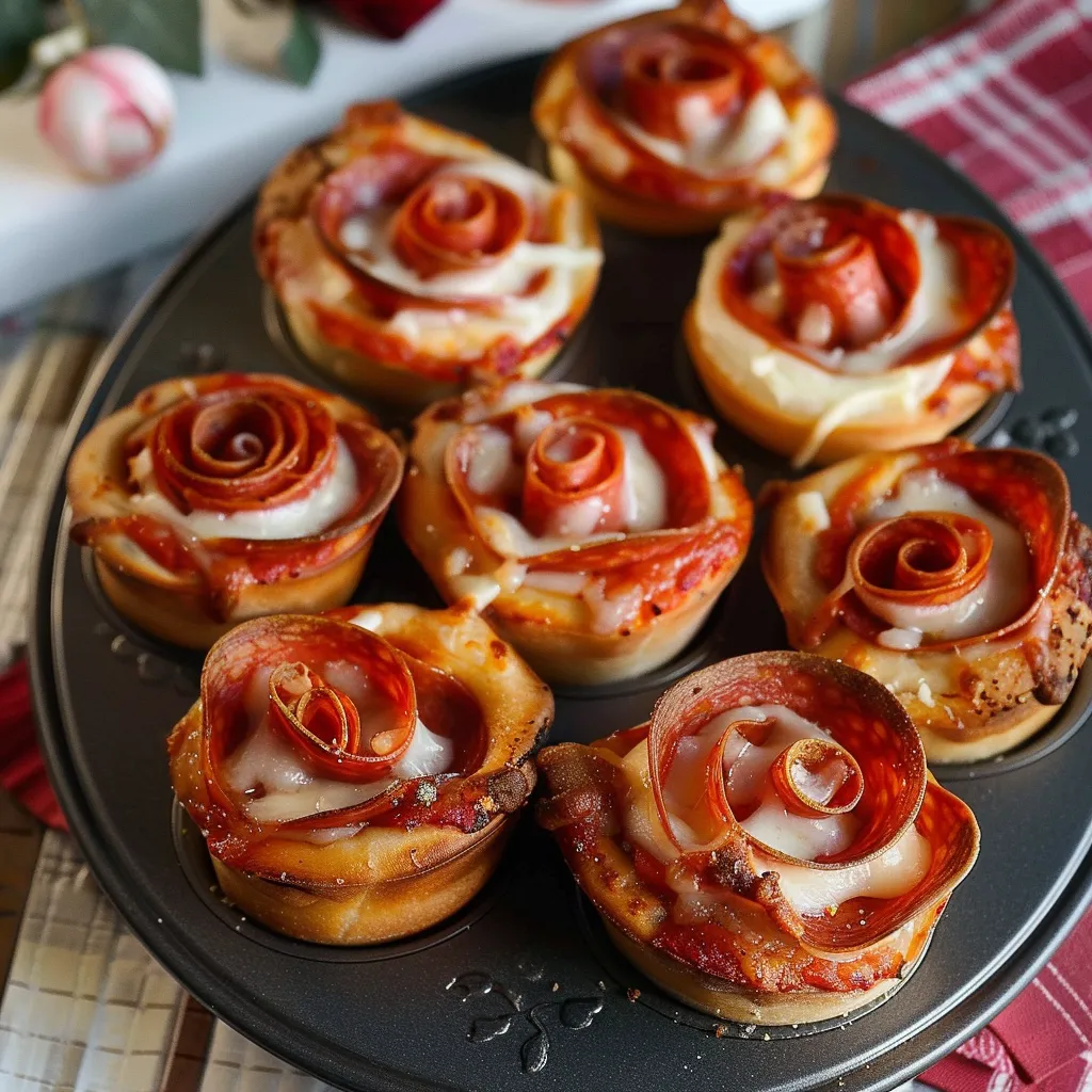 Recette de Pizza Roses pour Un Moment Romantique