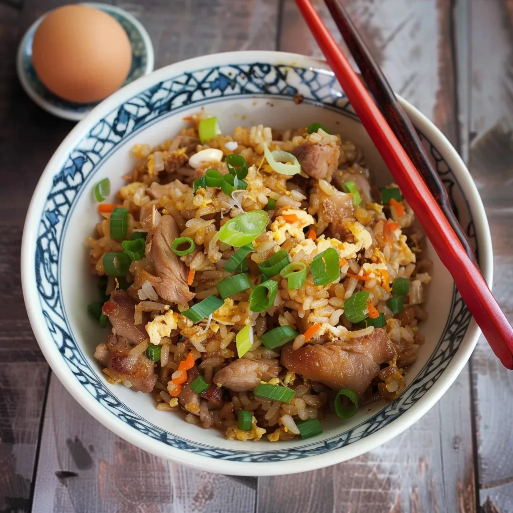 Riz Sauté Thaïlandais au Poulet