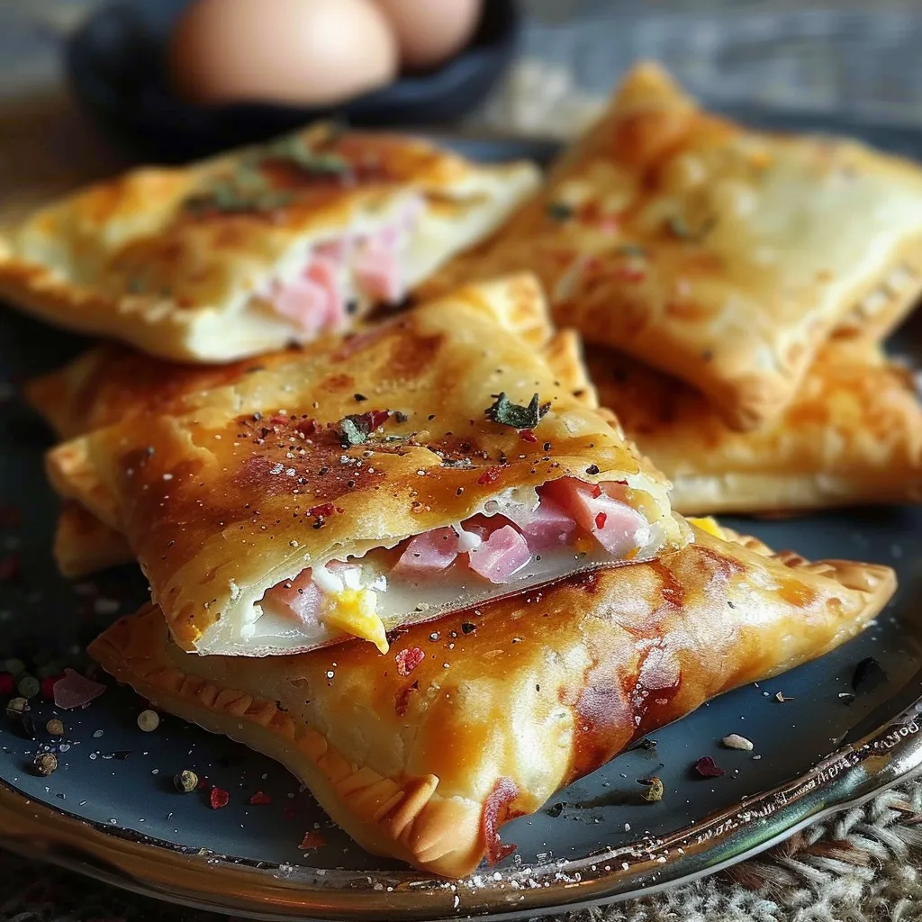 Feuilletés au Jambon et Tartare - Recette Apéritive