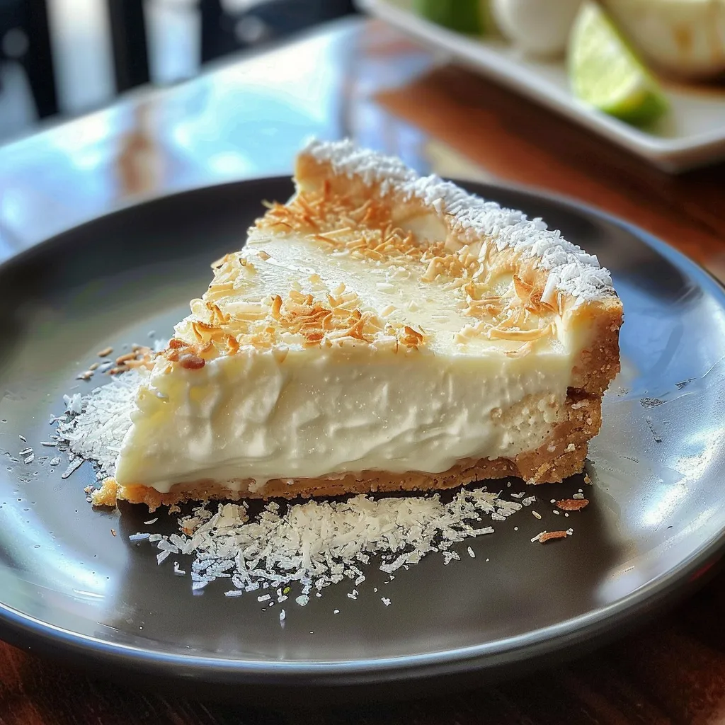 Tarte Crémeuse à la Noix de Coco Sans Gluten