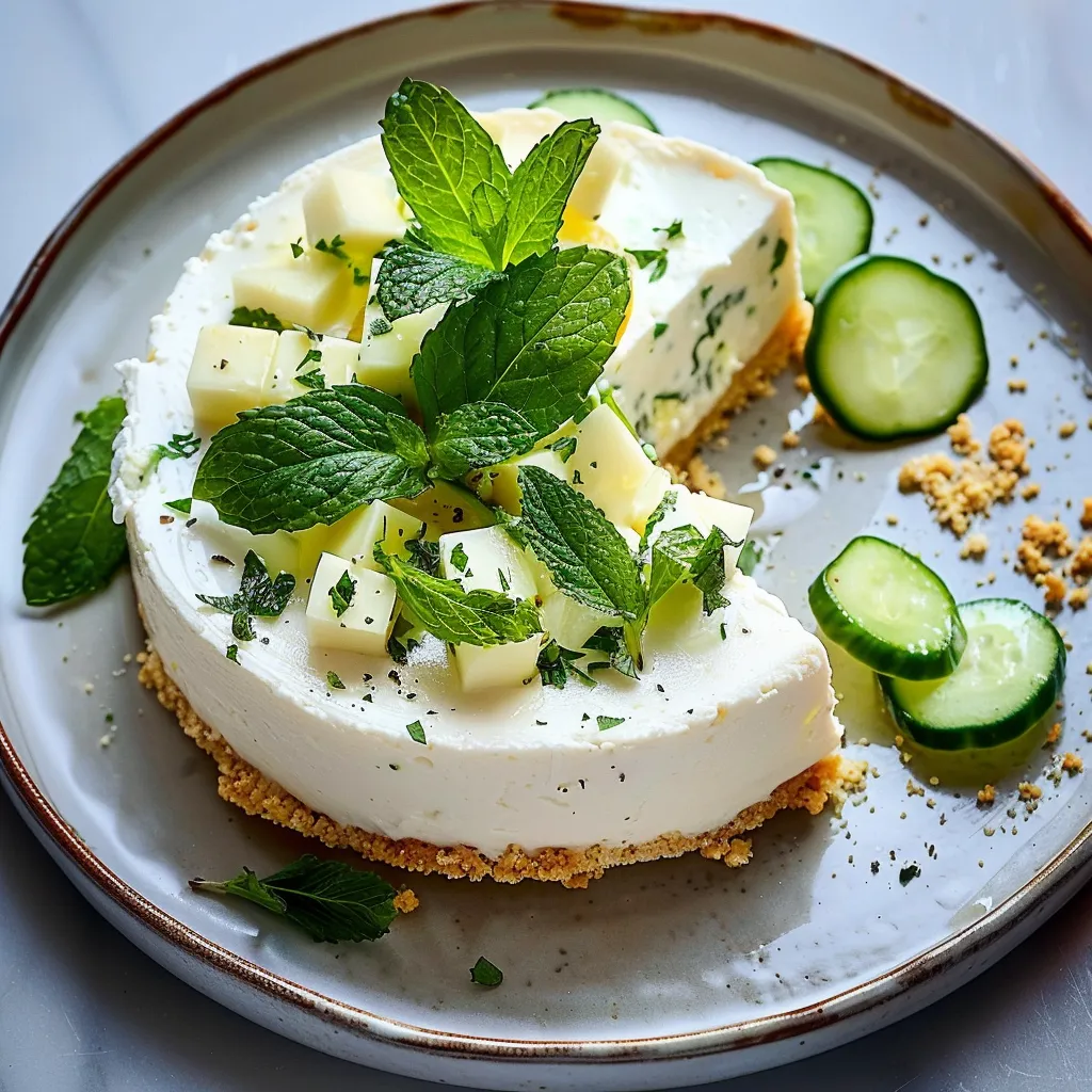 Cheesecake Salé Provençal aux Herbes Fraîches