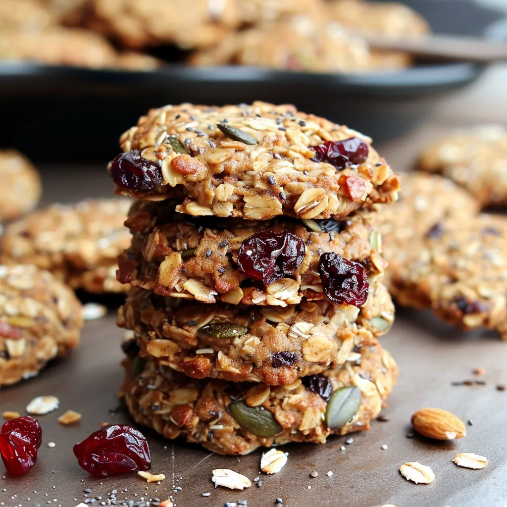 Biscuits équilibrés pour le matin