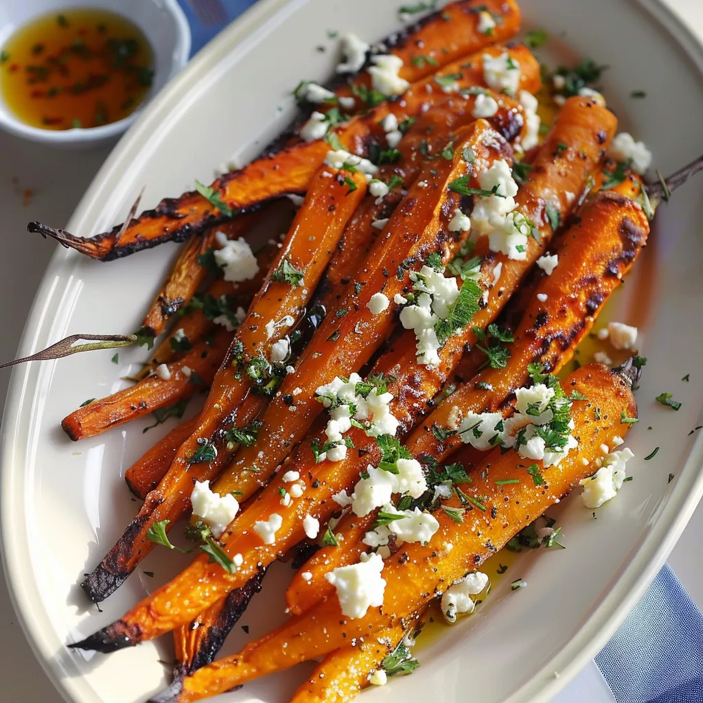 Carottes Rôties aux Épices et Feta - Recette Traditionnelle