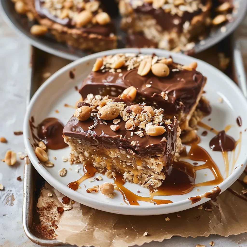 Barres chocolatées maison, vegan, sans cuisson ni sucre raffiné (option sans gluten)