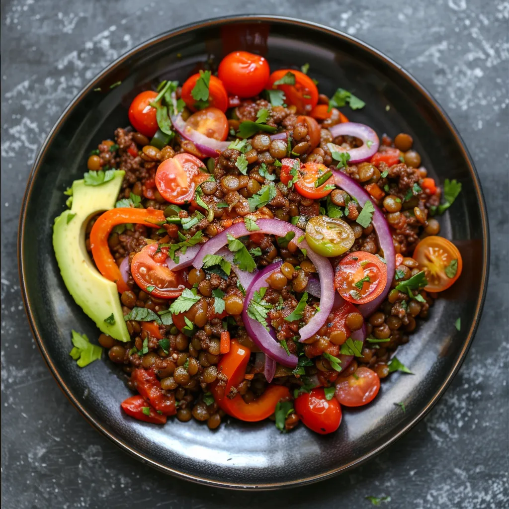 Chili aux Lentilles et Bœuf - Version Française