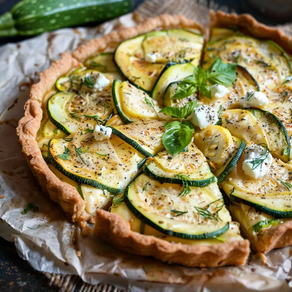 Tarte aux Courgettes et Chèvre - Recette Traditionnelle