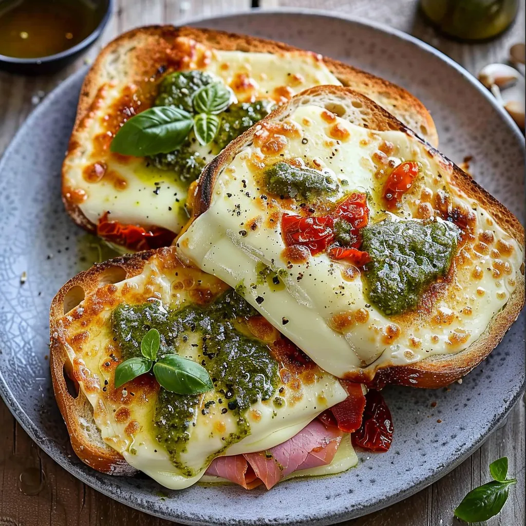 Croque-Monsieur Méditerranéen - Recette Facile et Savoureuse