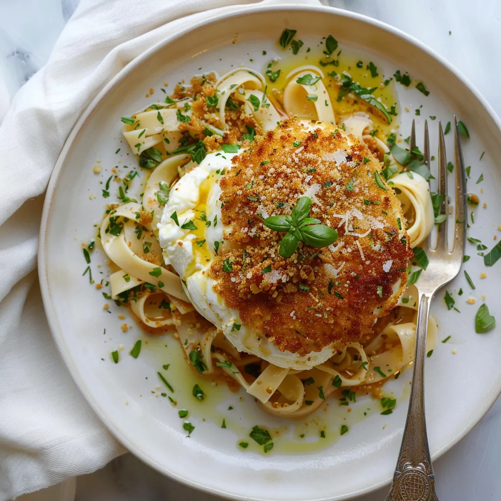 Burrata Panée au Panko - Une Recette Gourmande