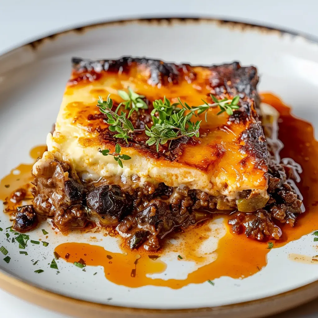 Une Moussaka Grecque Faite Maison