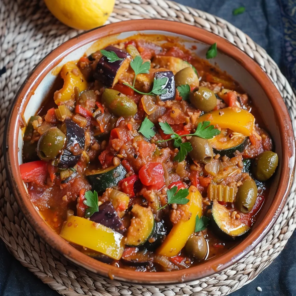 Tajine Végétarien aux Légumes d'Été