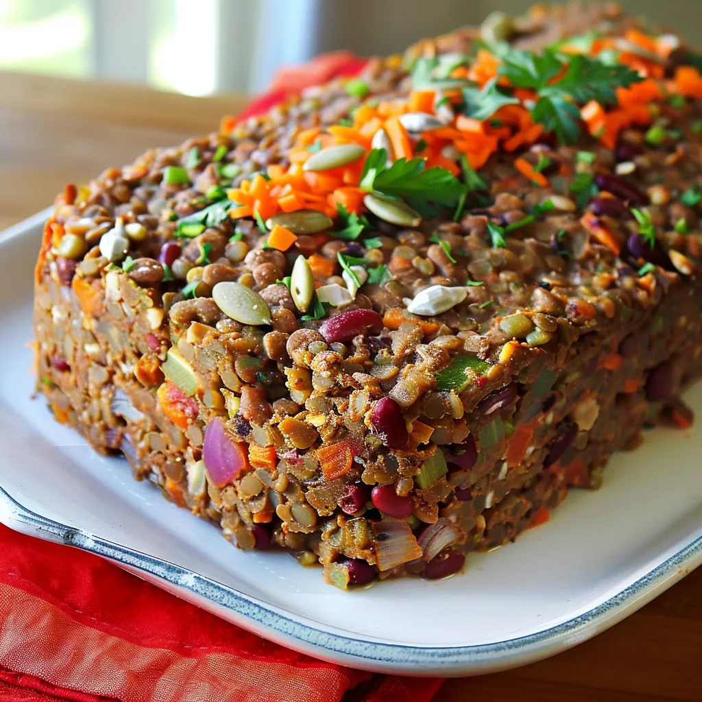 Savoureux pain aux légumes et légumineuses (vegan)