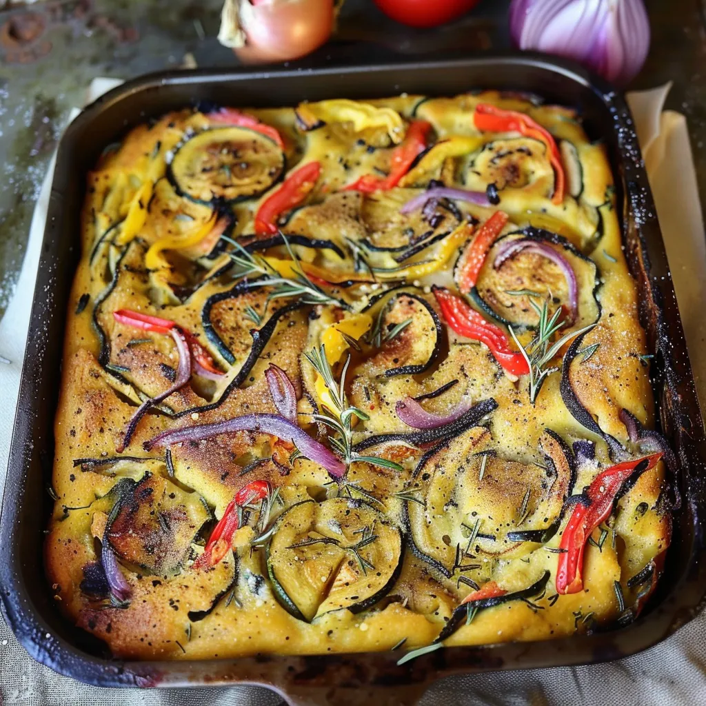 Socca aux Légumes de Saison