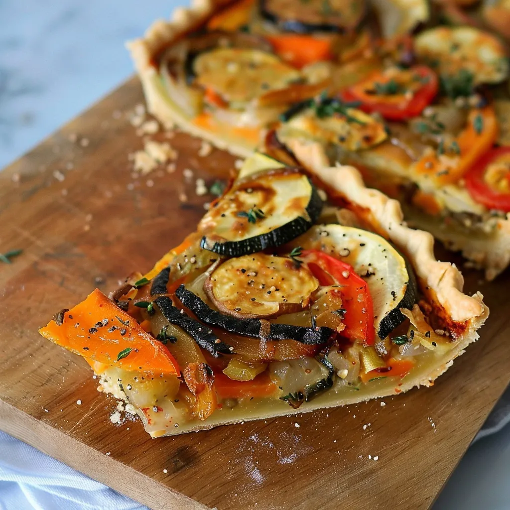 Tarte aux Légumes Rôtis Sans Gluten