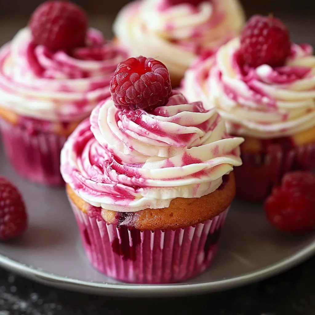 Cupcakes aux Framboises - Recette Maison