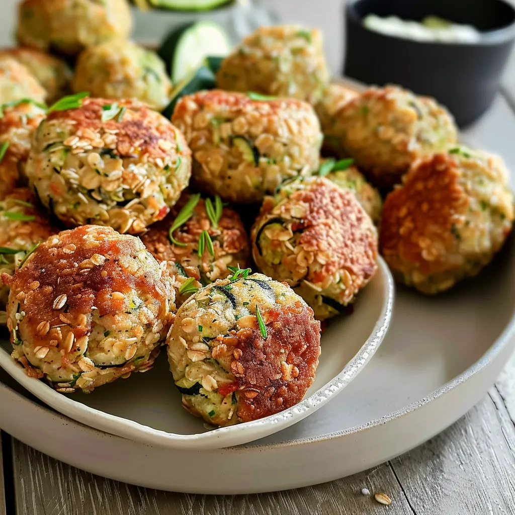 Croquettes Courgettes et Flocons d'Avoine