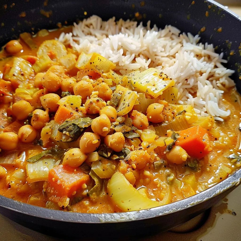 Curry végétarien aux légumes d'hiver