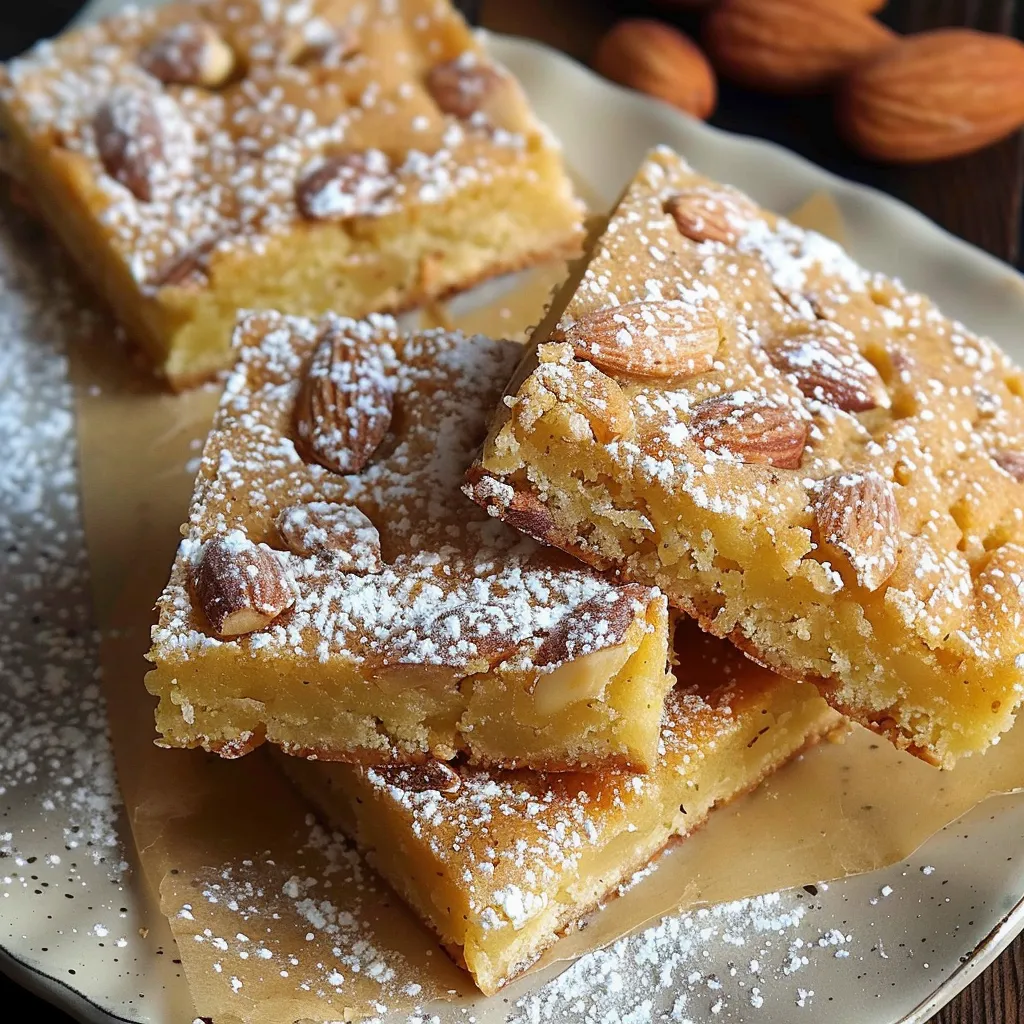 Délicieux cubes amandes faibles en sucre